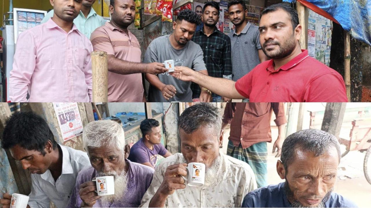 বগুড়া-২ (শিবগঞ্জ): চায়ের আড্ডায় এখন আলোচনায় ধানের শীষ