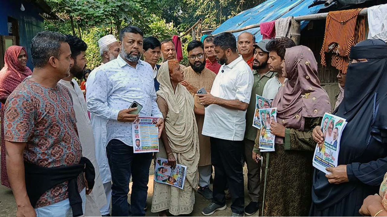 ফেনী-১ খালেদা জিয়ার পক্ষে নির্বাচনী গণসংযোগ