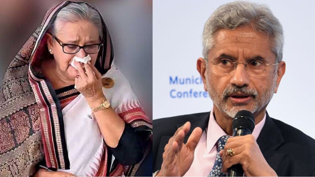 হাসিনা যতদিন চায় ভারতে থাকতে পারেন - বললেন জয়শঙ্কর