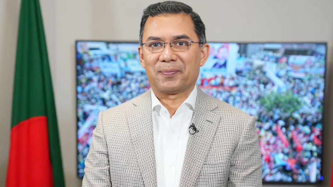 ধানের শীষকে বিজয়ী করে দেশ রক্ষা করতে হবে: তারেক রহমান