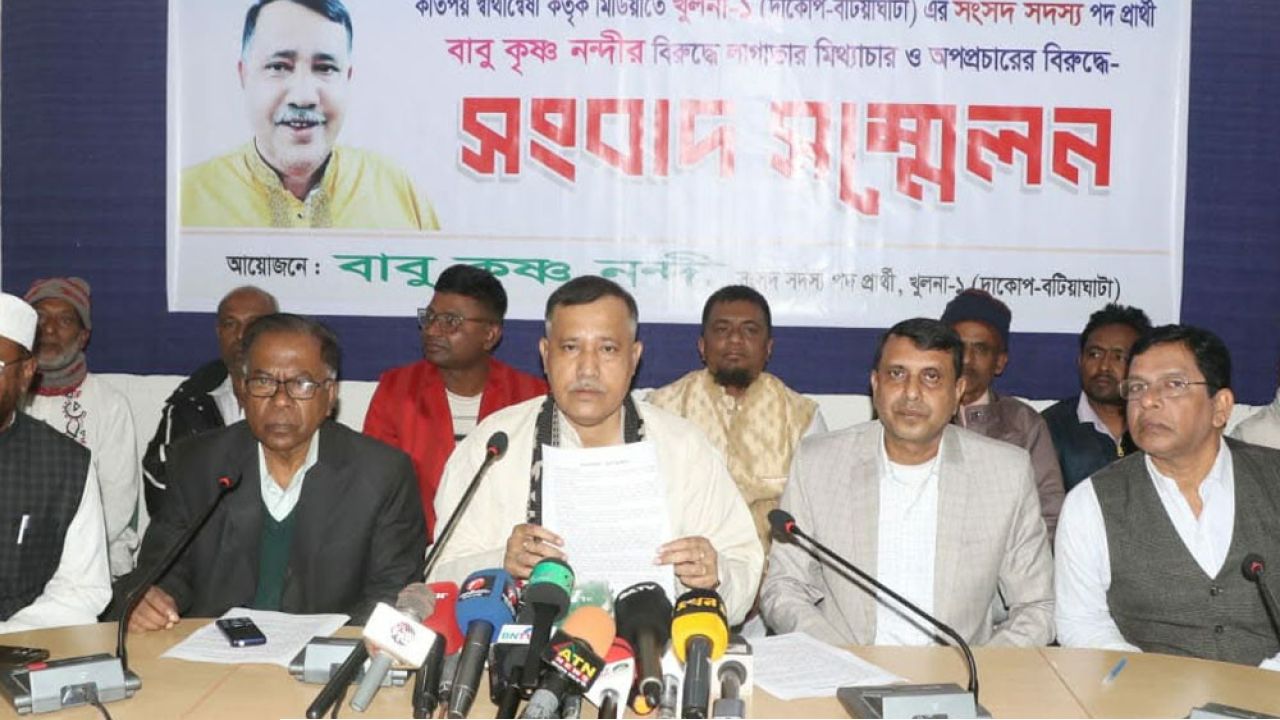 জামায়াতের প্রার্থী হওয়ায় ভারত থেকে প্রাণনাশের হুমকি দিচ্ছে : কৃষ্ণ নন্দী