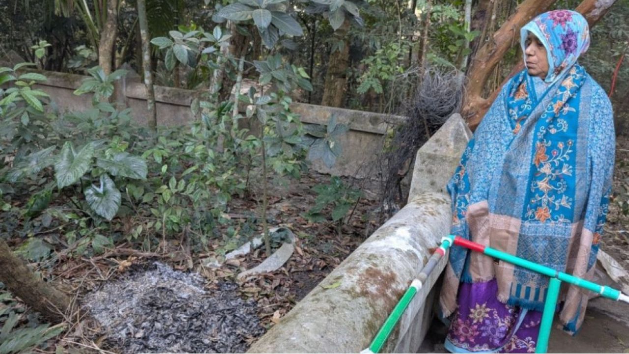 বিজয় দিবসের আগেই মুক্তিযোদ্ধার কবরে আগুন