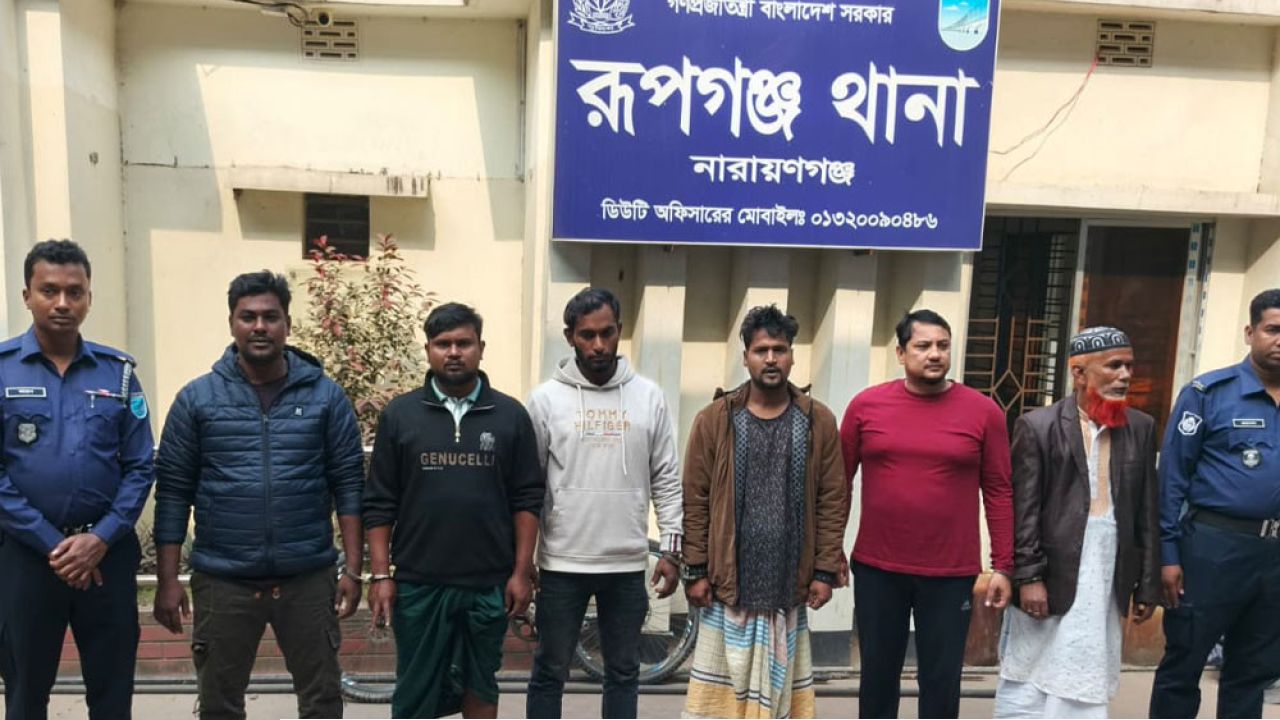 নারায়ণগঞ্জে নিষিদ্ধ আওয়ামী লীগের ৬ নেতাকর্মী গ্রেপ্তার