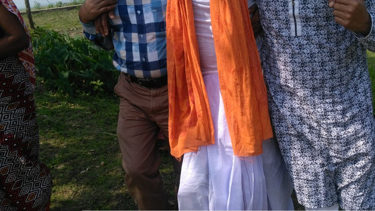 দিরাইয়ে হিন্দু ধর্মের  গীতা পাঠকের উপর হামলা 