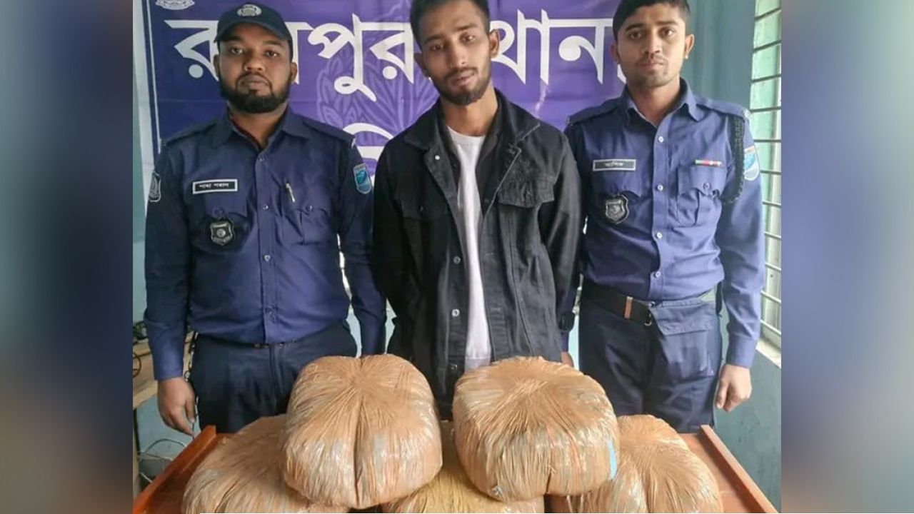 রায়পুরায় ১০ কেজি গাঁজাসহ মাদক ব্যবসায়ী গ্রেপ্তার