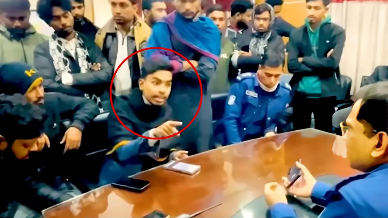 ওসিকে হুমকি দেওয়া সেই ভিডিওর জেরে গ্রেপ্তার বৈষম্যবিরোধী নেতা