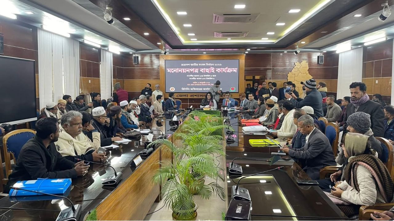 টাঙ্গাইলে ৮ আসনে ৬৫ প্রার্থীর মধ্যে ২৮ জন প্রার্থীর মনোনয়ন বাতিল :