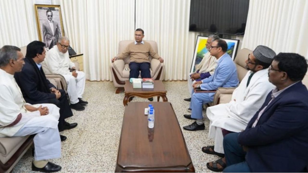 ১২ দলীয় জোটের নেতাদের সঙ্গে তারেক রহমানের বৈঠক