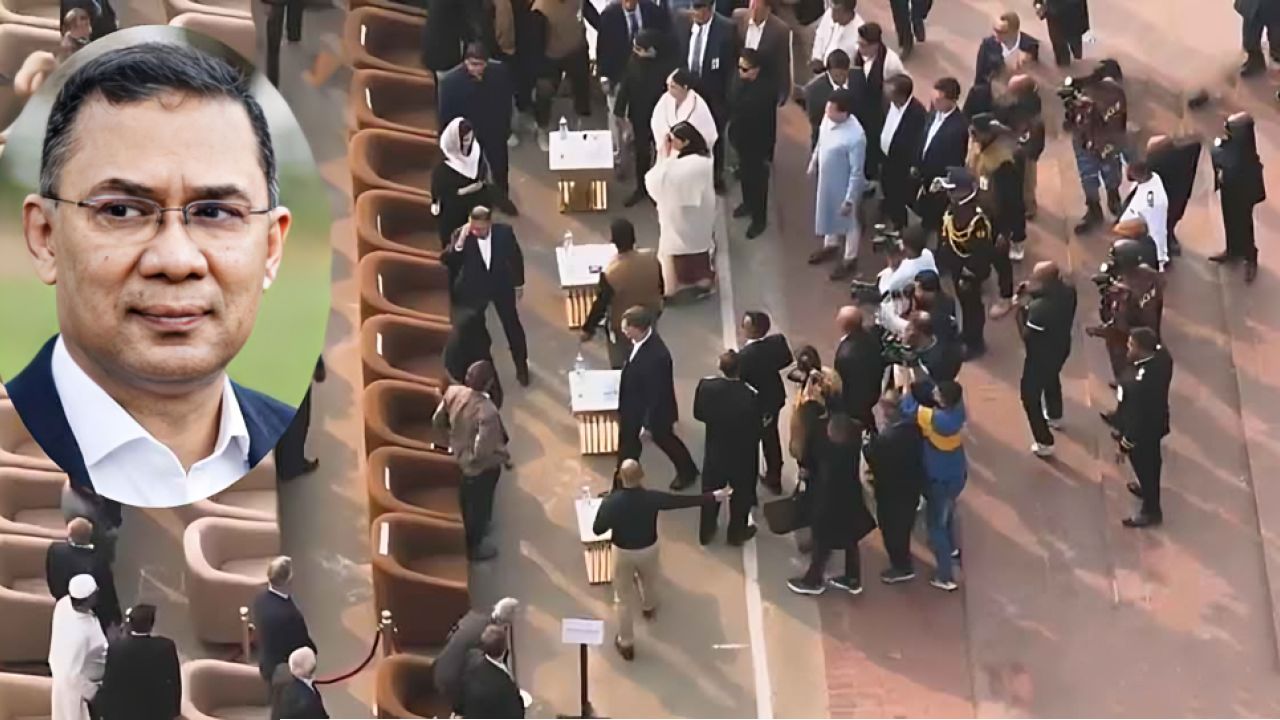 বেগম খালেদা জিয়ার নাগরিক শোকসভায় তারেক রহমান