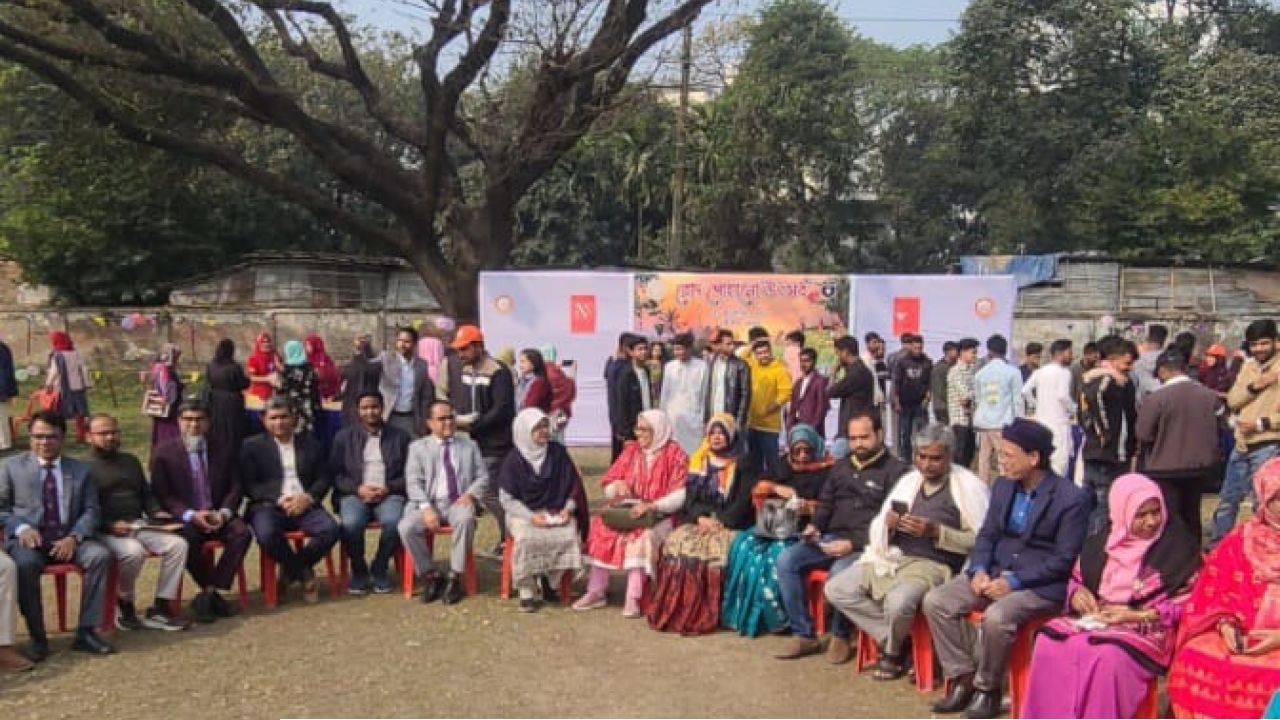 রাজশাহীতে অনুষ্ঠিত হলো শীতের পিঠায় ‘রোদ পোহানো উৎসব’