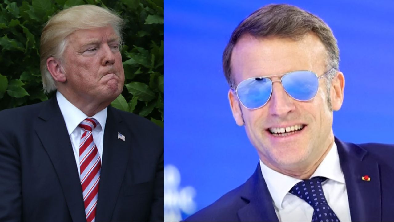 ম্যাকরনের চশমা নিয়ে ঠাট্টা করলেন মার্কিন প্রেসিডেন্ট ট্রাম্প