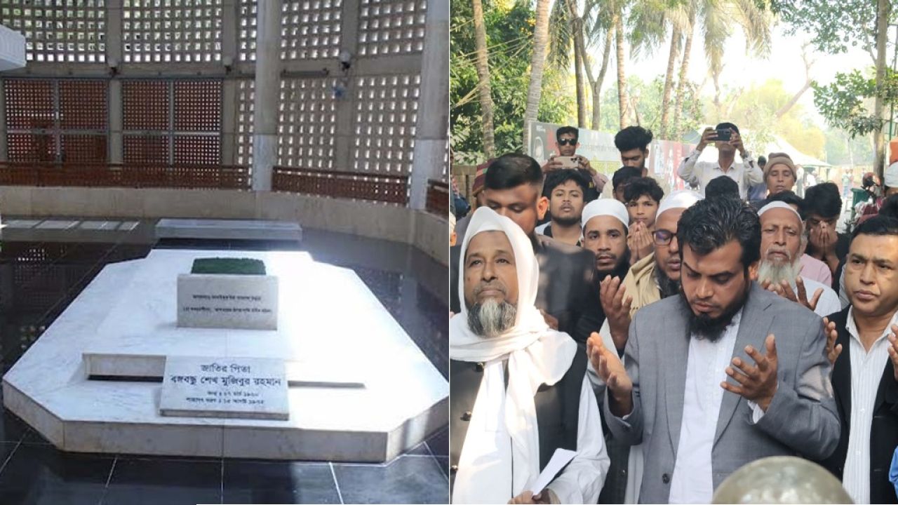 শেখ মুজিবের কবর জিয়ারতের মাধ্যমে গোপালগঞ্জে স্বতন্ত্র প্রার্থীর প্রচার