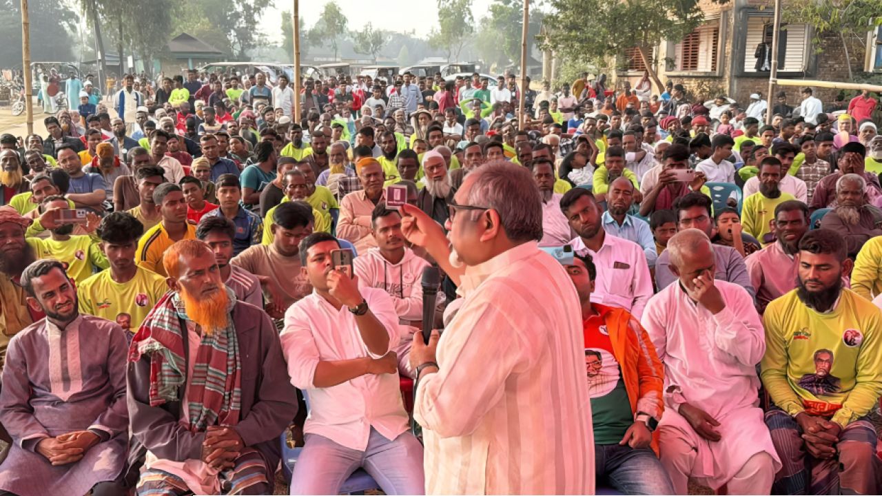 ধানের শীষে ভোট দিয়ে ন্যায়ভিত্তিক দেশ গড়ে তুলতে হবে : প্রিন্স