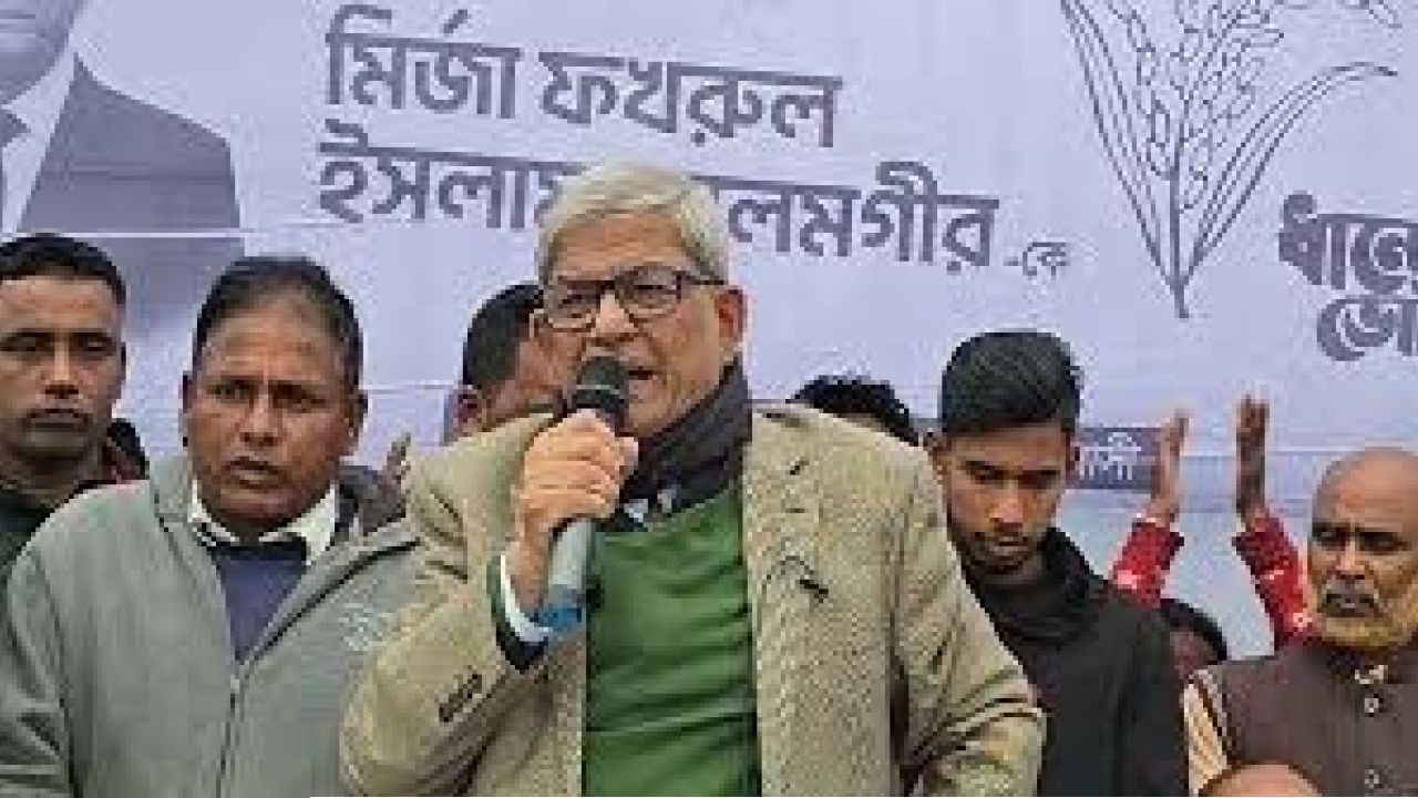 নারীদের এনজিও ঋণ শোধের দায়িত্ব নেবে সরকার: মির্জা ফখরুল