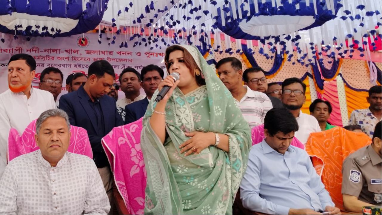 খাল খনন কর্মসূচির মাধ্যমে বাংলাদেশের কৃষিতে বিপ্লব ঘটবে: শামা ওবায়েদ