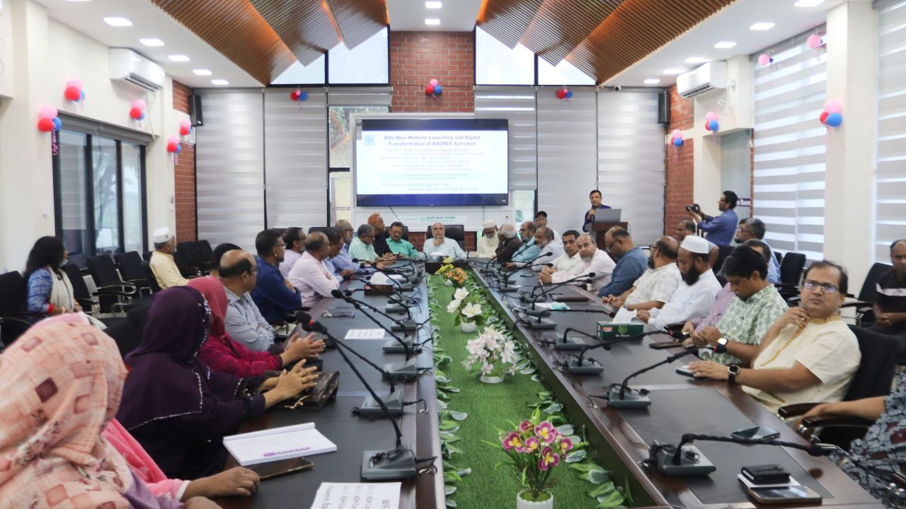 বাকৃবির নতুন ওয়েবসাইট ও ডিজিটাল কার্যক্রমের উদ্বোধন অনুষ্ঠিত 