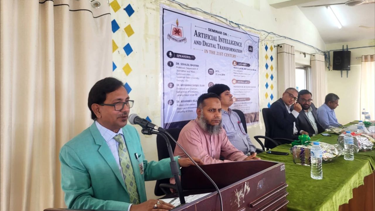 মাভাবিপ্রবিতে &lsquo;কৃত্রিম বুদ্ধিমত্তা ও ডিজিটাল রূপান্তর&rsquo; বিষয়ক সেমিনার অনুষ্ঠিত