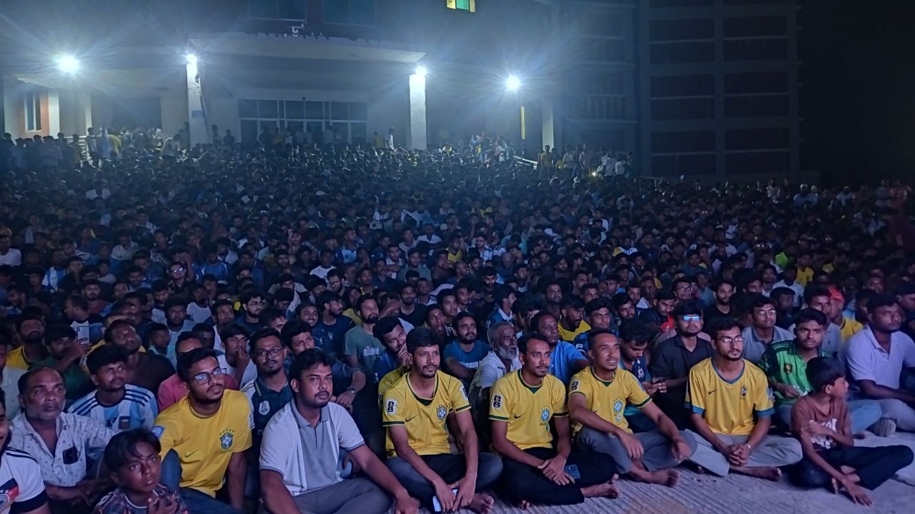 মাভাবিপ্রবিতে ব্রাজিল ভক্তদের উচ্ছ্বাস