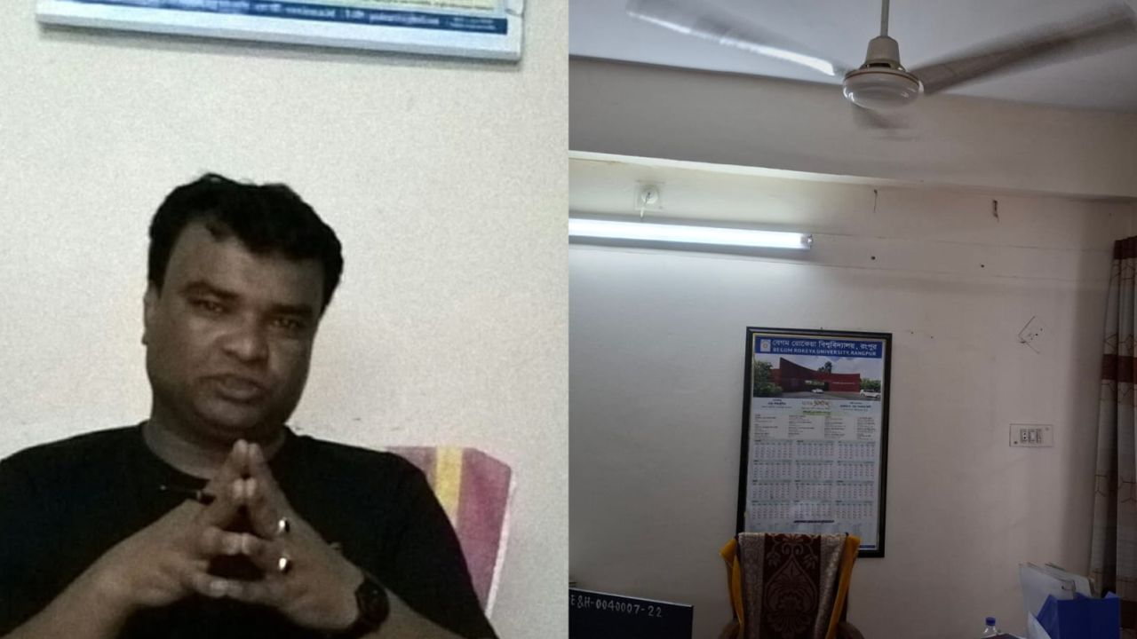 বেরোবির বিজয়-২৪ হলের অফিসে কর্মকর্তা নেই, এক ঘণ্টার বেশি সময় ধরে চলছে ফ্যান