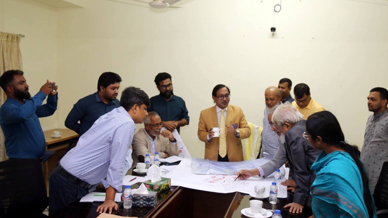 মাভাবিপ্রবির উন্নয়ন প্রকল্প বাস্তবায়নে ফিজিবিলিটি স্টাডি বিষয়ক সভা অনুষ্ঠিত