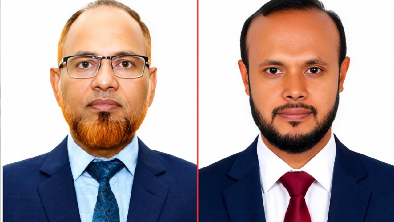 কুবির নতুন উপ-উপাচার্য অধ্যাপক আমজাদ ও কোষাধ্যক্ষ অধ্যাপক বেলাল