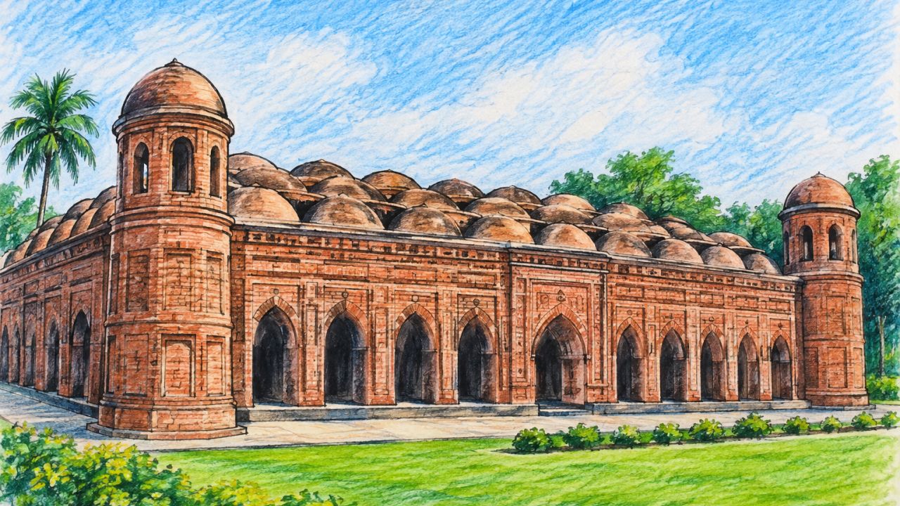 ষাটগম্বুজ মসজিদ নির্মাণে লেগেছিল ১২ বছর, নামকরণের ইতিহাস নিয়ে মতভেদ